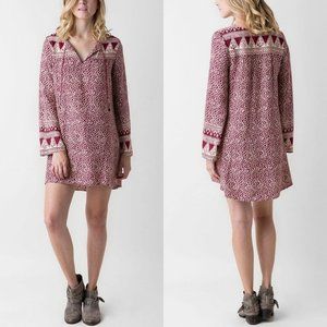 Billabong Maroon Eternal Winter Dress Size S